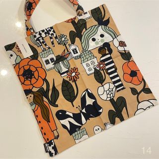 マリメッコ(marimekko)のmarimekko マリメッコ　完売　Marikyla ファブリックバッグ(トートバッグ)