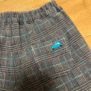 familiar - ファミリア☆車刺繍 チェックパンツ 80cm 男の子の通販 by