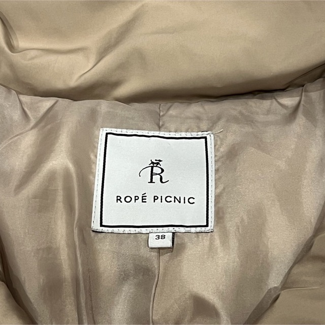 Rope' Picnic(ロペピクニック)の【やっこ様専用】ROPE PICNICショート丈ダウンジャケット ベージュ レディースのジャケット/アウター(ダウンジャケット)の商品写真