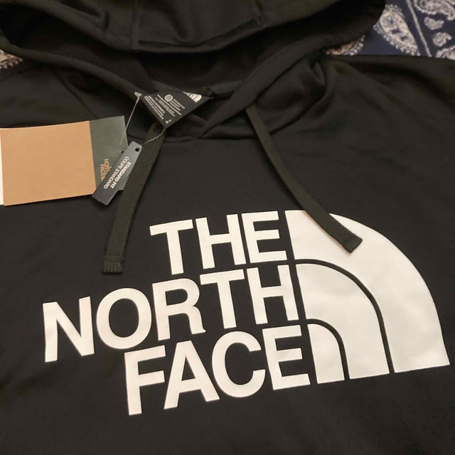 新品 THE NORTH FACE ノースフェイスパーカー L 裏フリース 黒白 1