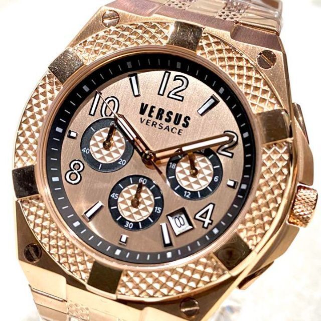 新品 ヴェルサス ヴェルサーチ メンズ腕時計 ローズゴールド海外限定人気モデル