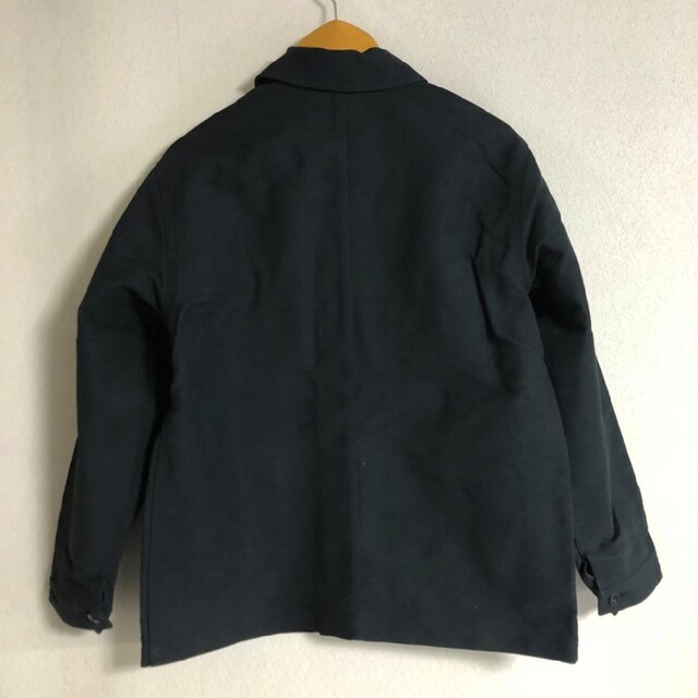 絶品 セブンティーフォー 極上モールスキン カバーオール ブラック L