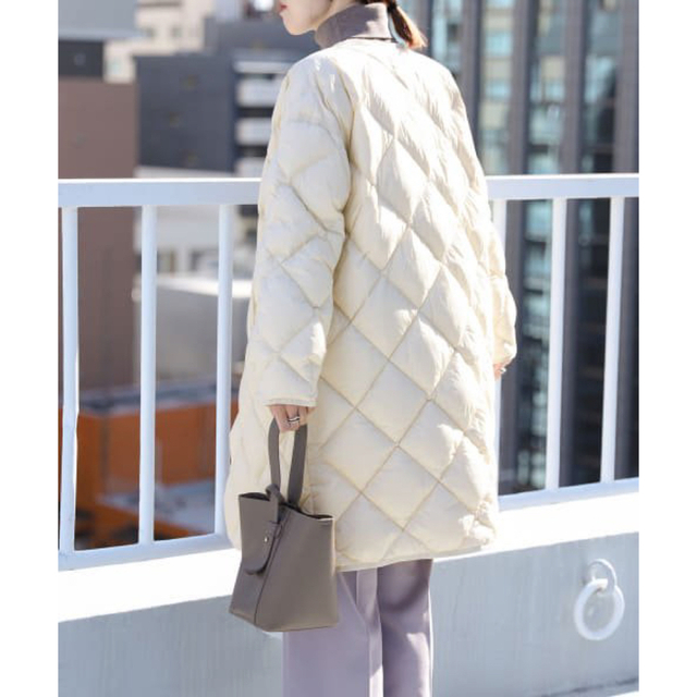 《新品》アーバンリサーチドアーズ????ライトダウンキルトコート//LBEIGE 3