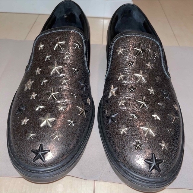 Jimmy Choo grove gunmetal ジミーチュウ スニーカー - スニーカー