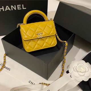 シャネル(CHANEL)のレア　CHANEL ミニミニ　チェーンバッグ　トップハンドル(ショルダーバッグ)