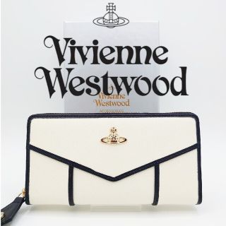 ヴィヴィアンウエストウッド(Vivienne Westwood)の【新品】ヴィヴィアン・ウエストウッド 長財布 白 ホワイト(財布)