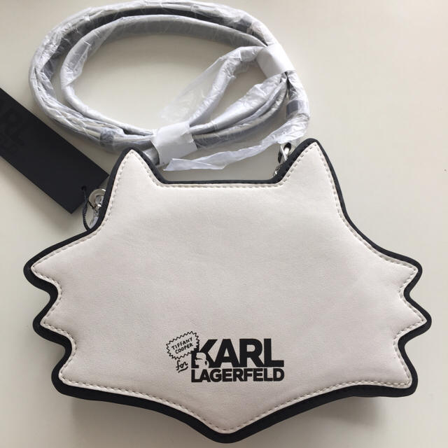 Karl Lagerfeld(カールラガーフェルド)のカールラガーフェルド 猫 牛革 ショルダーバック レディースのバッグ(ショルダーバッグ)の商品写真