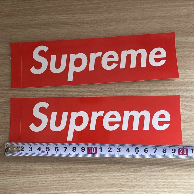 上等な Supreme BOX LOGO ステッカー 二枚