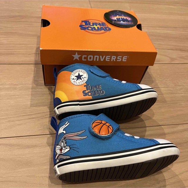 CONVERSE(コンバース)の【美品】CONVERSE ハイカットスニーカー　13.5㎝ キッズ/ベビー/マタニティのベビー靴/シューズ(~14cm)(スニーカー)の商品写真