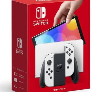 ニンテンドースイッチ(Nintendo Switch)のニンテンドースイッチ有機EL nintendo switch ホワイト(家庭用ゲーム機本体)