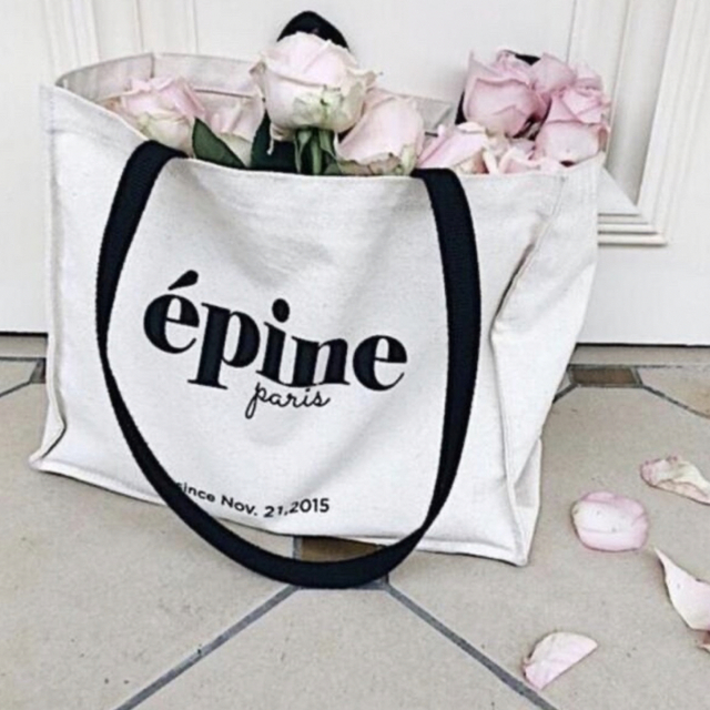 épine shop bag tote ivory epine トートバッグ