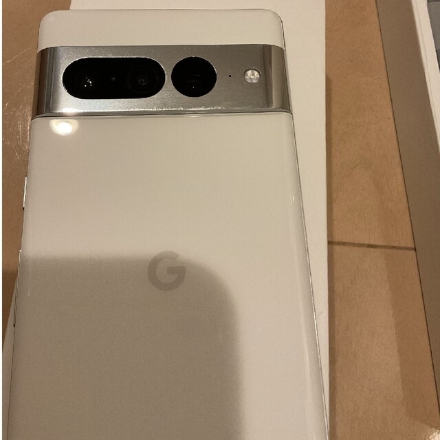 Pixel7 pro スノー 白 SIMフリー 256G 美品 付属品全てあり-
