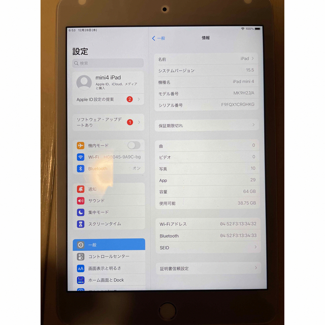 iPad mini4 64G