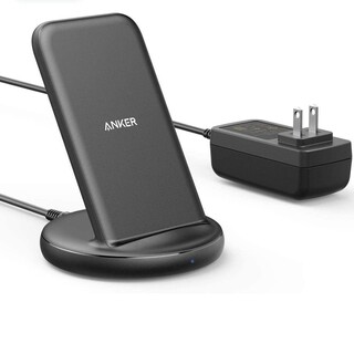 Anker PowerWave II Stand ワイヤレス充電器 ACアダプタ(バッテリー/充電器)