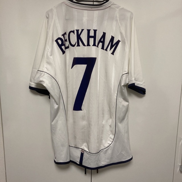 サッカーユニフォーム　ベッカム／イングランド代表 スポーツ/アウトドアのサッカー/フットサル(ウェア)の商品写真