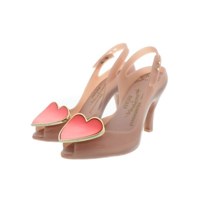 ANGLOMANIA（Vivienne Westwood）(アングロマニア)のANGLOMANIA アングロマニア パンプス 35(21.5cm位) ピンク 【古着】【中古】 レディースの靴/シューズ(ハイヒール/パンプス)の商品写真