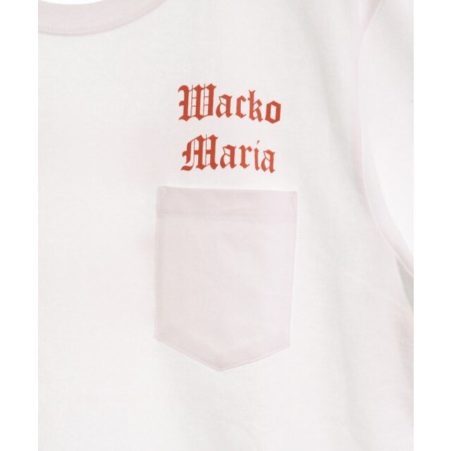 WACKO MARIA(ワコマリア)のWACKO MARIA ワコマリア Tシャツ・カットソー L 白 【古着】【中古】 メンズのトップス(Tシャツ/カットソー(半袖/袖なし))の商品写真