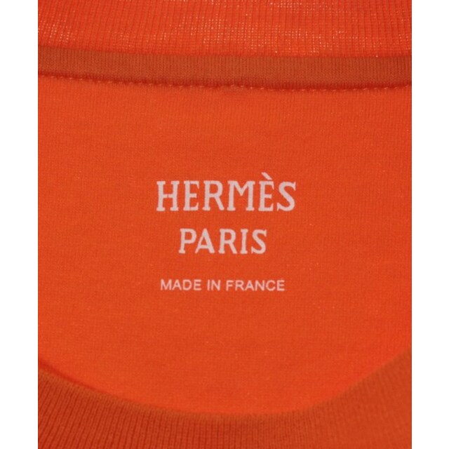 Hermes(エルメス)のHERMES エルメス Tシャツ・カットソー 38(S位) オレンジ 【古着】【中古】 レディースのトップス(カットソー(半袖/袖なし))の商品写真