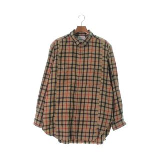 マーカウェア(MARKAWEAR)のMARKAWARE カジュアルシャツ 1(S位) 黄x黒x赤(チェック) 【古着】【中古】(シャツ)