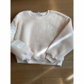 ギャップキッズ(GAP Kids)のGAPロゴ ボア スウェット・トレーナー 140  (キッズ)(ニット)