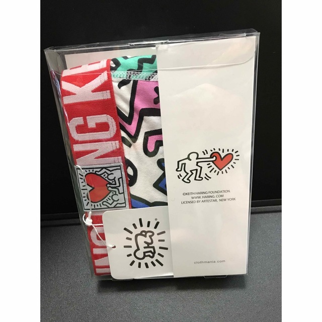 KEITH HARING(キースヘリング)の【新品未使用】KeithHaring/ボクサーパンツ Mサイズ　2点 メンズのアンダーウェア(ボクサーパンツ)の商品写真