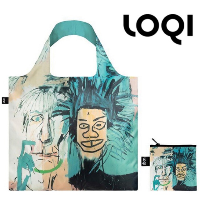 〈新品未使用〉LOQI ローキー 大容量 コンパクト エコバッグ バスキア レディースのバッグ(エコバッグ)の商品写真