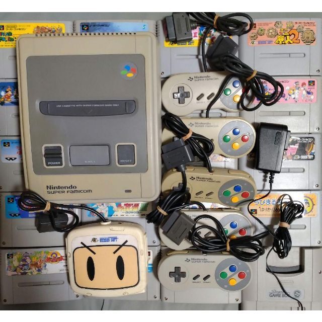 スーパーファミコン 本体＋ソフト20本マルチタップセット エンタメ ...