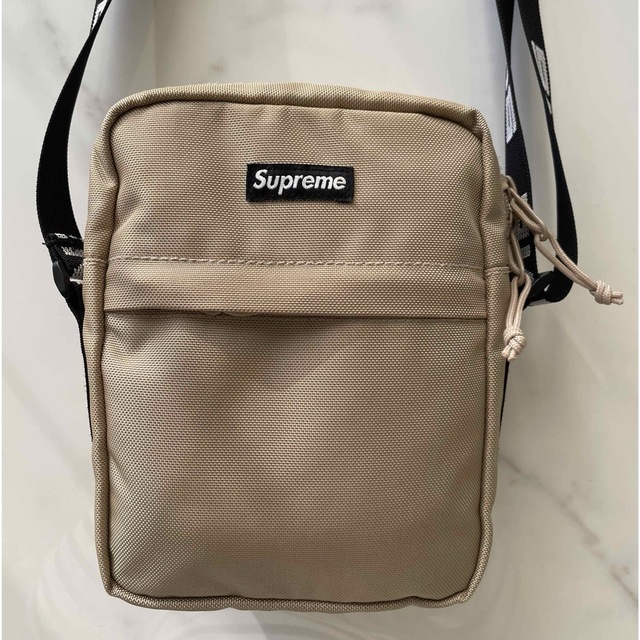 Supreme 18SS shoulder bag tan