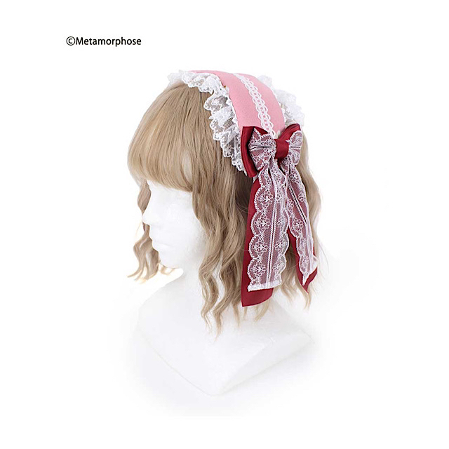 metamorphose temps de fille(メタモルフォーゼタンドゥフィーユ)のメタモルフォーゼMy dear friends ヘッドドレスカチューシャ レディースのヘアアクセサリー(カチューシャ)の商品写真