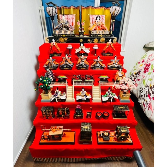 人気デザイナー 特撰 栄華 雛人形 7段飾り 人形 - www.forestpacking.net