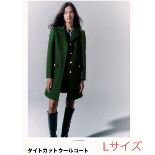 ZARA(チェスターコート ・ グリーン・カーキ/緑色系)のフリマ ZARA(チェスターコート ・ グリーン・カーキ/緑色系)のフリマ