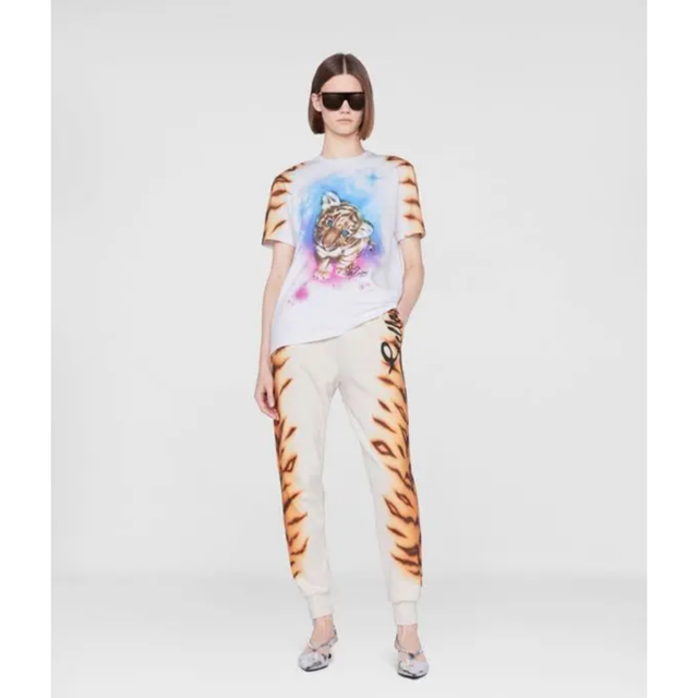 Stella McCartney(ステラマッカートニー)のステラマッカートニー　タイガー プリント コットン Tシャツ レディースのトップス(Tシャツ(半袖/袖なし))の商品写真