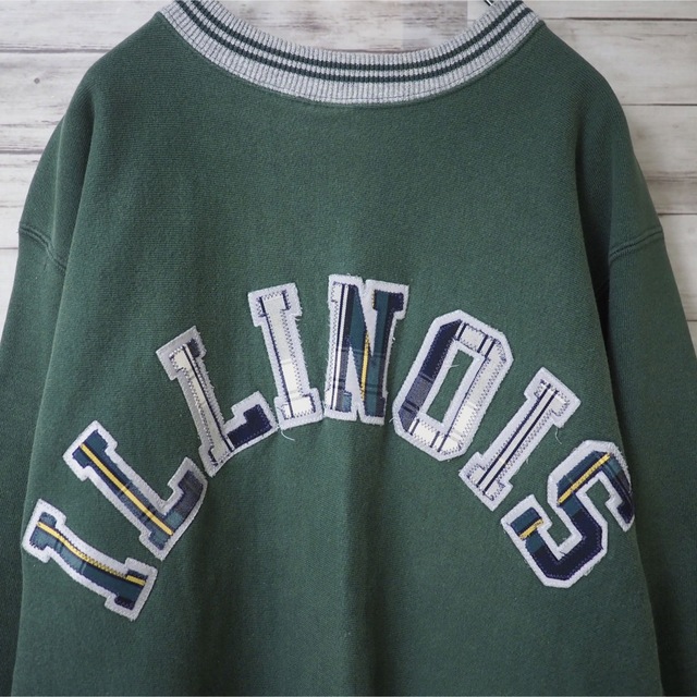 USA製 90’s Champion RW カレッジスウェット ILLINOIS