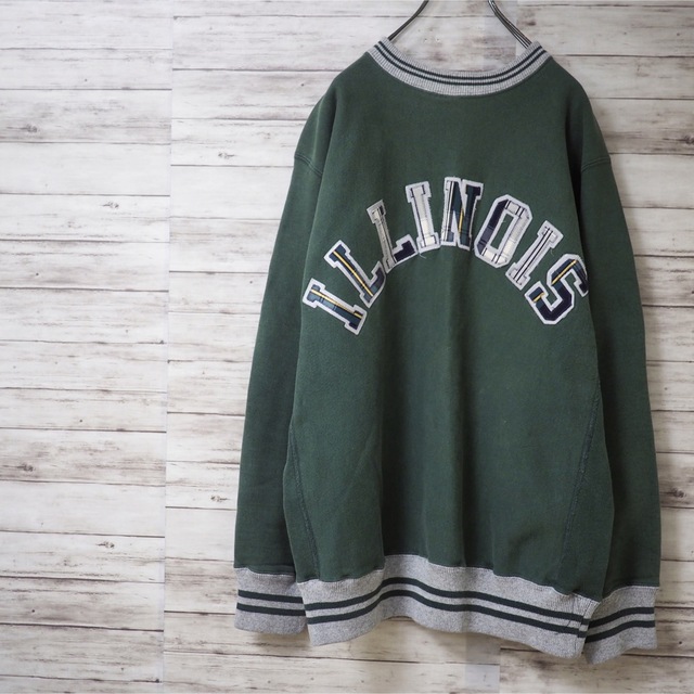 USA製 90’s Champion RW カレッジスウェット ILLINOIS