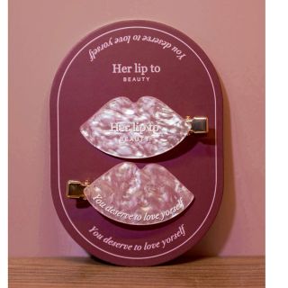 Her lip to - herlipto ヘアクリップの通販|ラクマ