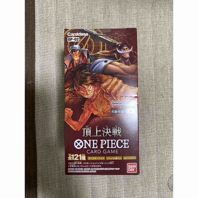 ワンピース1BOX ワンピースONE PIECEカードゲーム 頂上決戦