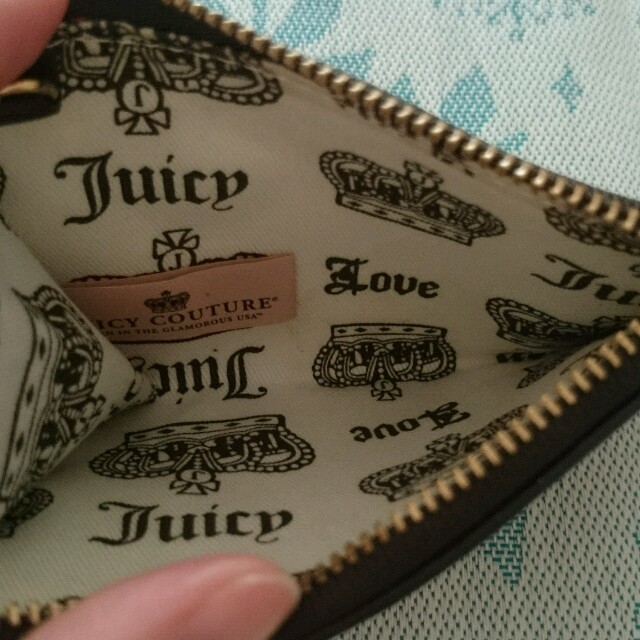 Juicy Couture(ジューシークチュール)の☆JUICY COUTURE☆キーホルダー付きコインケース♪ レディースのファッション小物(コインケース)の商品写真