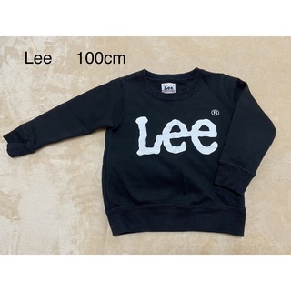 リー(Lee)のLEE   ロゴ　トレーナー　ブラック　100cm(Tシャツ/カットソー)