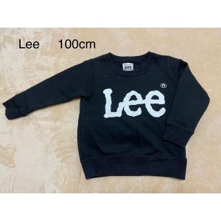 リー(Lee)のLEE   ロゴ　トレーナー　ブラック　100cm(Tシャツ/カットソー)