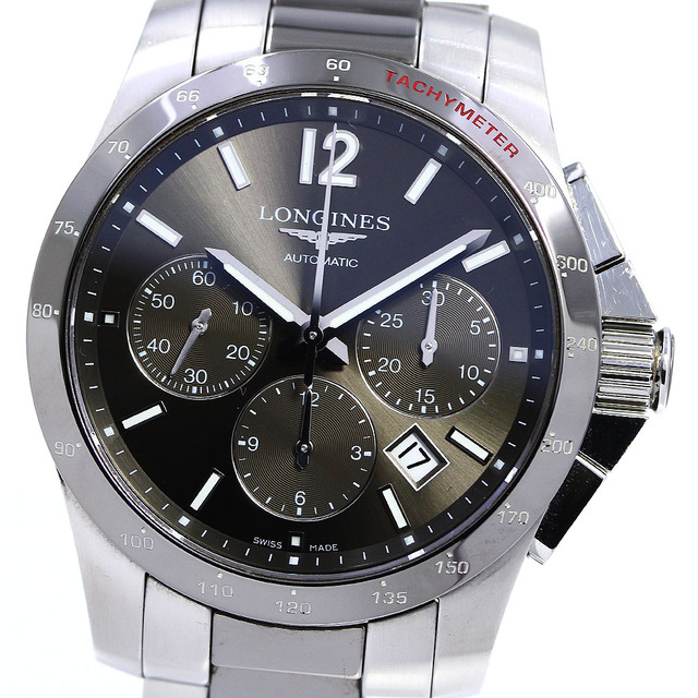 【代引可】 コンクエスト ★保証書付き【LONGINES】ロンジン - LONGINES クロノグラフ メンズ_719610 自動巻き L2.744.4 腕時計(アナログ) 【代引可】 コンクエスト ★保証書付き【LONGINES】ロンジン - LONGINES クロノグラフ メンズ_719610 自動巻き L2.744.4 腕時計(アナログ)