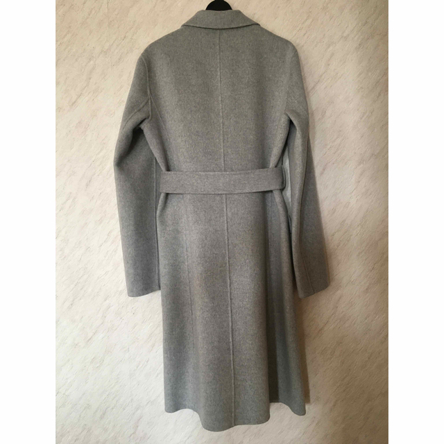 メランジグレーサイズTheory Luxe New Divide Belt Coat B グレー P