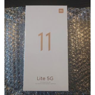 新品未開封  Xiaomi Mi11 Lite 5G トリュフブラック(スマートフォン本体)