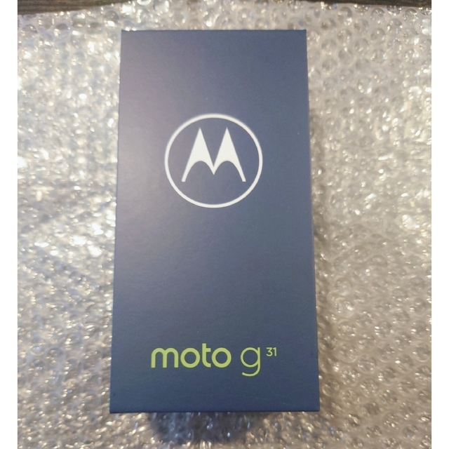 新品未開封 MOTOROLA moto g31 ミネラルグレイ SIMフリー