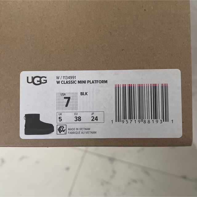 UGG W CLASSIC MINI PLATFORM アグ 24cm 2