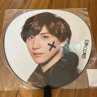 SixTONES 京本大我　団扇　2019ツアー(アイドルグッズ)