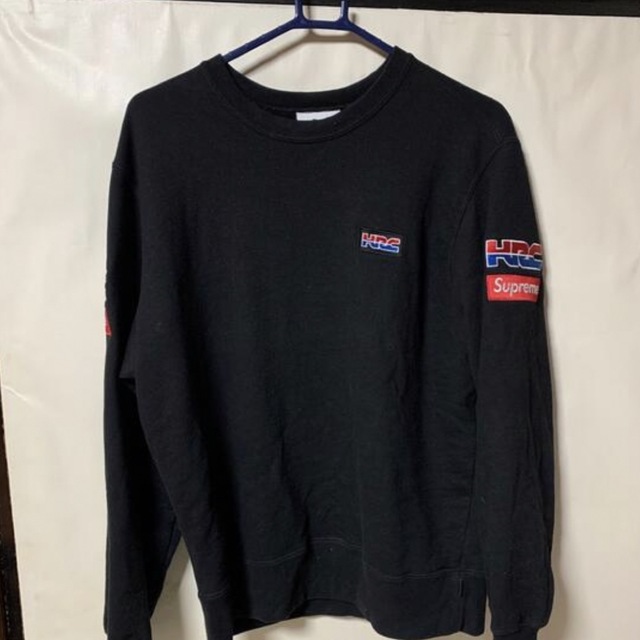 Supreme x Honda x Fox Racing Crewneck 黒