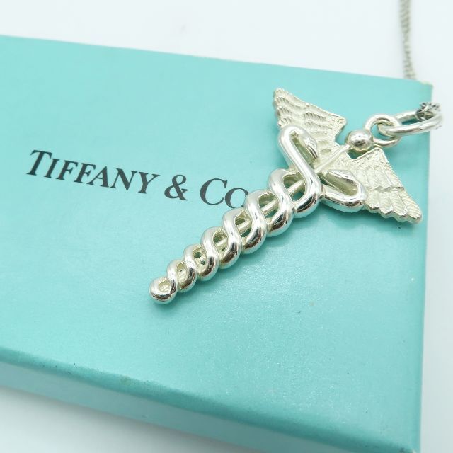 激安の Tiffany & UU84 ヘルメスの杖 ネックレス ケーリュケイオン ティファニー - Co. ネックレス