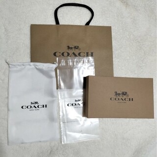 COACH - 長財布用 COACH ショップ袋 紙袋 箱 保存袋 ギフトセット 