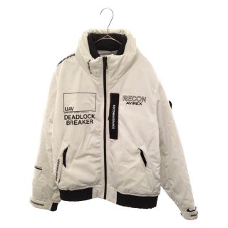 アヴィレックス(AVIREX)のAVIREX アヴィレックス 21AW FLIGHT JACKET 6112127 フライトジャケット ウェザーウォッチャー ホワイト(フライトジャケット)