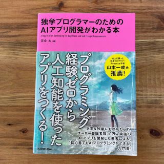 カドカワショテン(角川書店)の独学プログラマーのためのＡＩアプリ開発がわかる本(コンピュータ/IT)